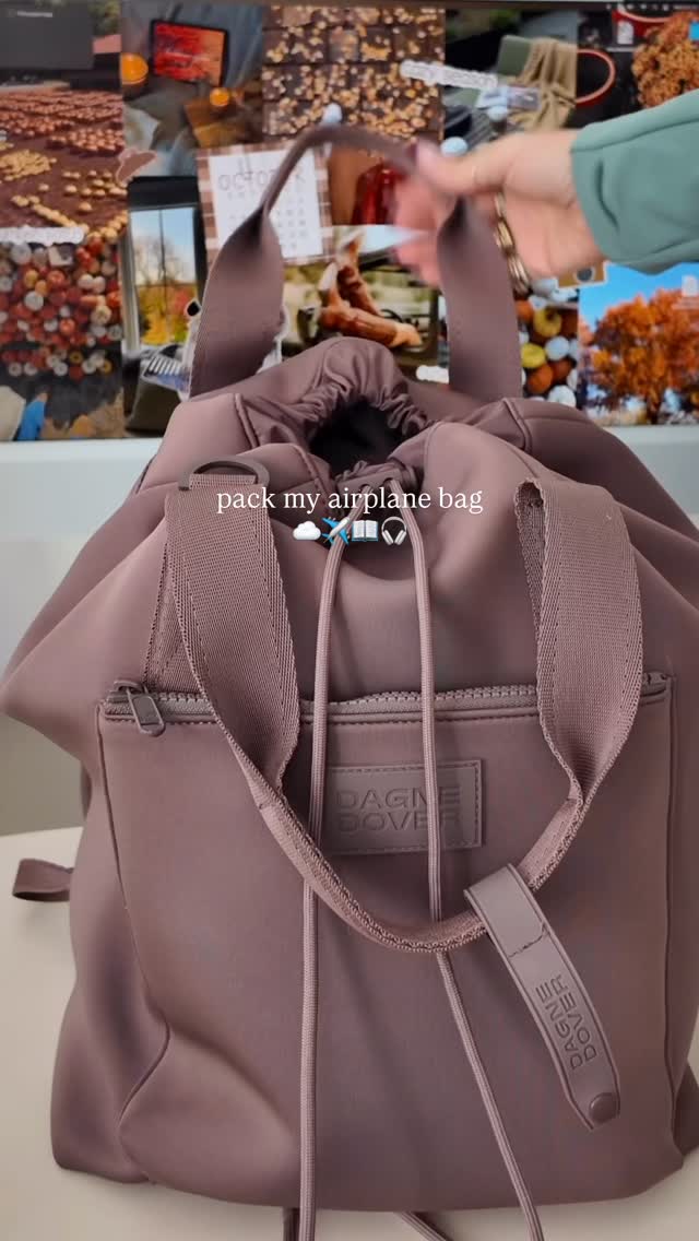 Instagram post by @alliemariedigital for OtterBox. Caption reads: Pack my airport bag with me ✈️ Headed to....