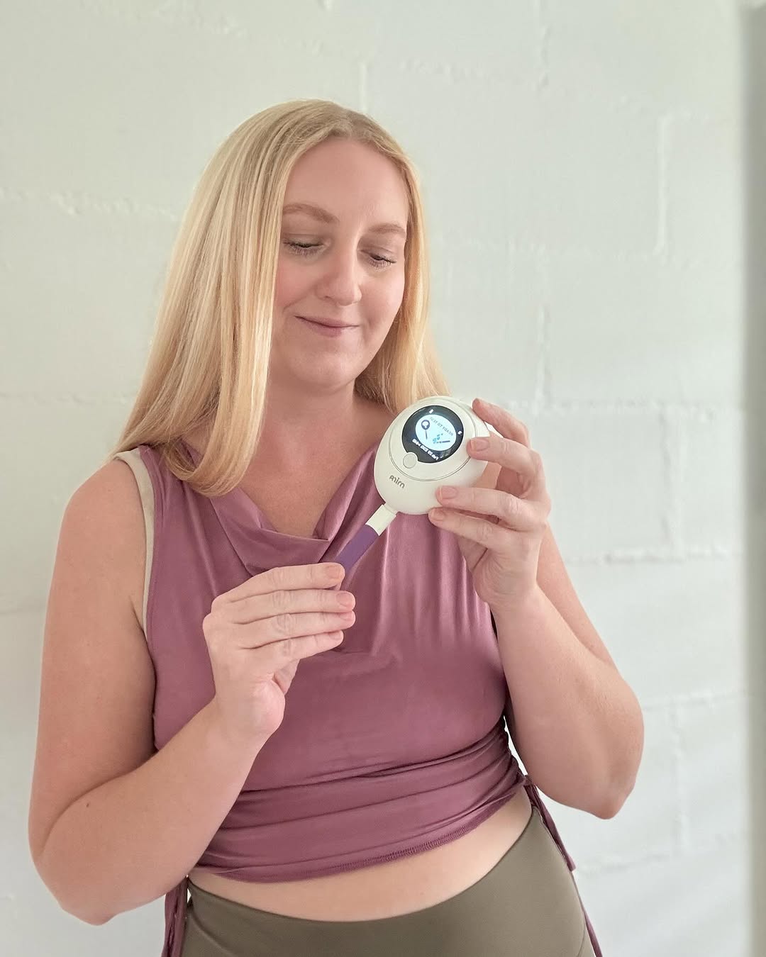 Instagram post by @downwiththegreens for Mira Fertility. Caption reads: Unlocking fertility insights has never been....