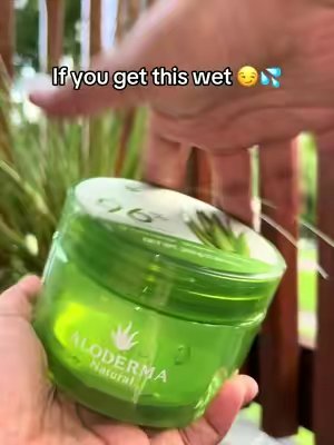 TikTok post by @zulygurl for ALODERMA. Caption reads: @ALODERMA @Aloderma Skincare hydration that you....