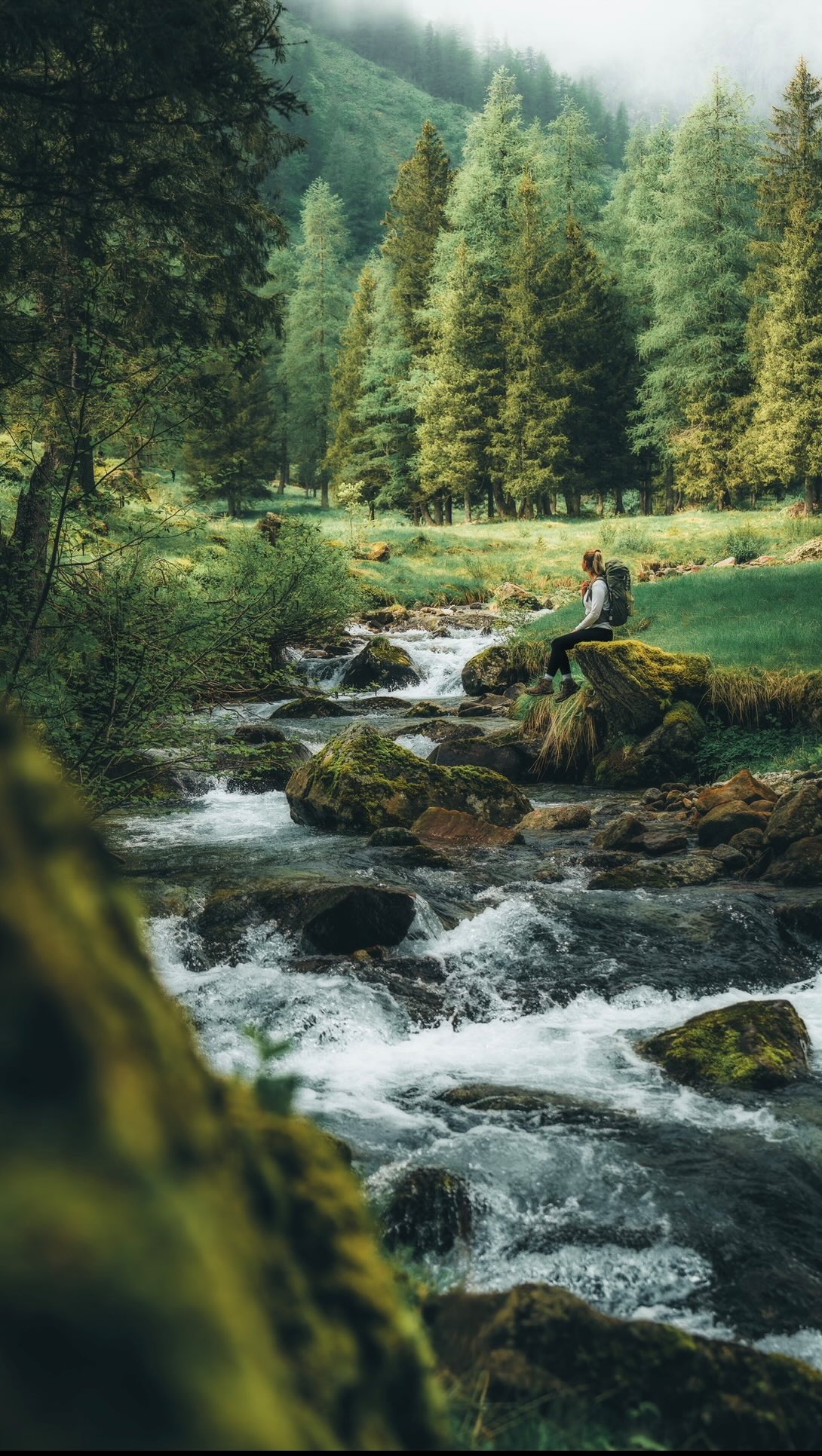 Instagram post by @giuliogroebert for Visit Trentino. Caption reads: Anzeige • You don’t need a retreat. You need....