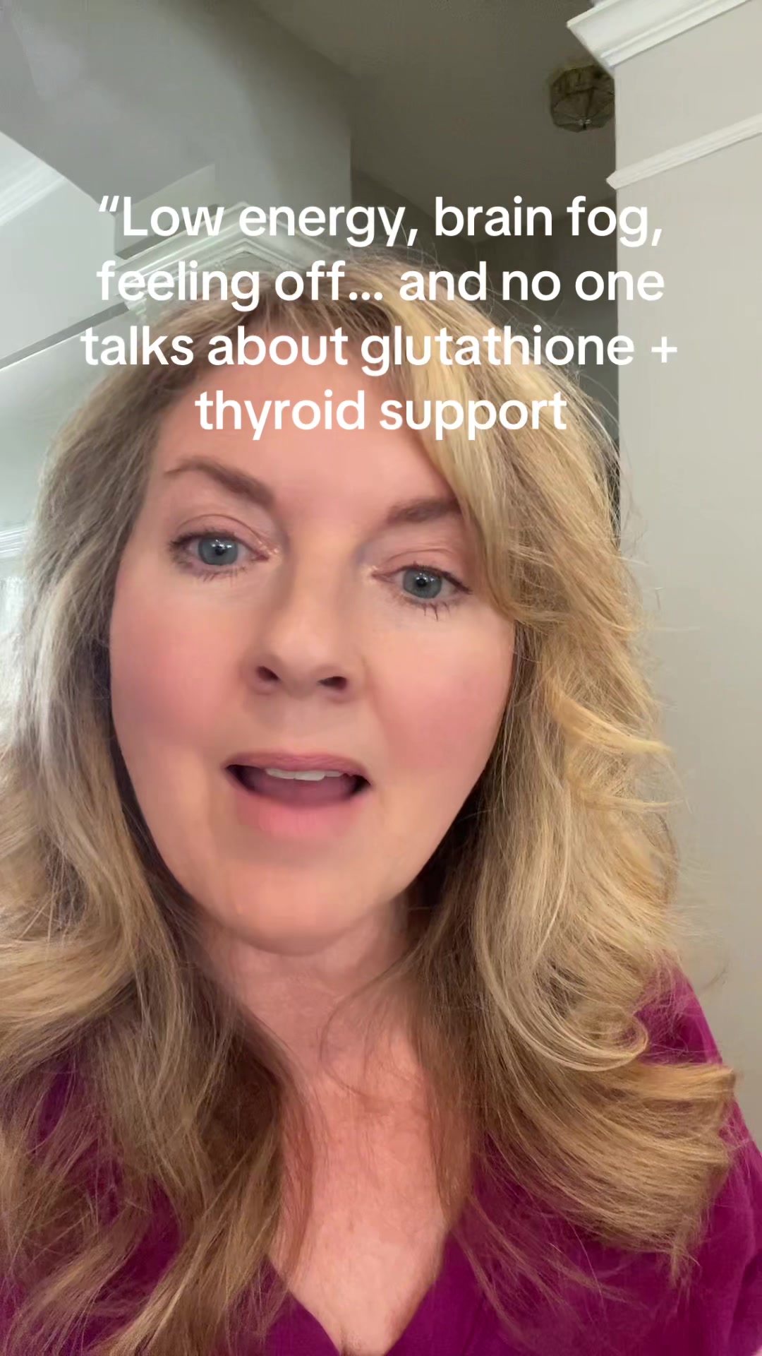 TikTok post by @lorimoulton17 for Cata-Kor. Caption reads: [...] Glutathione for thyroid support @catakor.com....