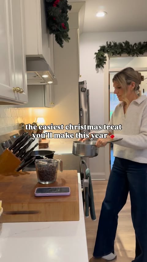 Instagram post by @daddioskitchen for Ghirardelli. Caption reads: If you need a quick, festive, crowd-pleasing....