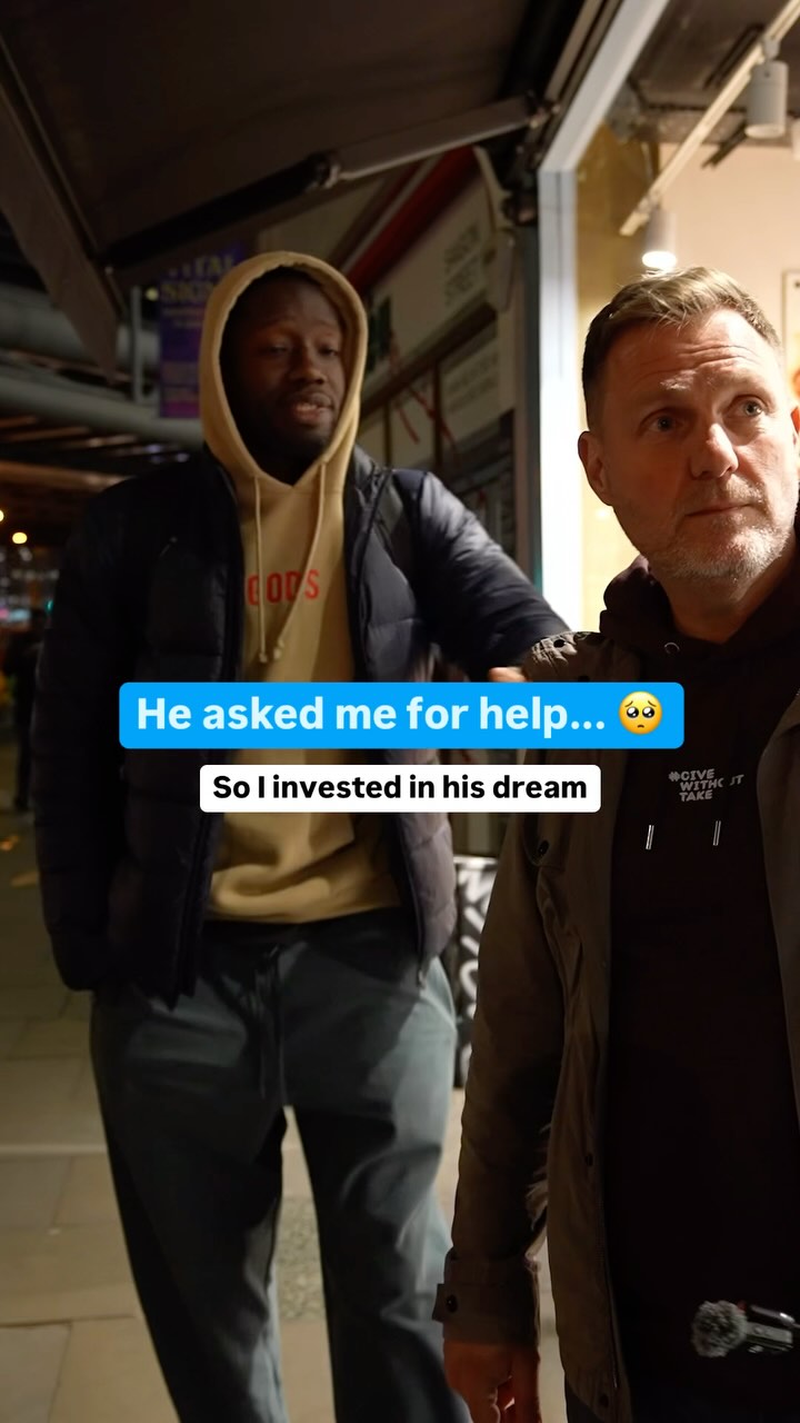 Instagram post by @simonsquibb for Tide. Caption reads: Why did I invest in him? He knew what he wanted,....
