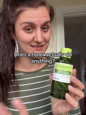 TikTok post by @rach_lang98 for Dr Melaxin. Caption reads: [...] does a toner actually do? @Dr.Melaxin....