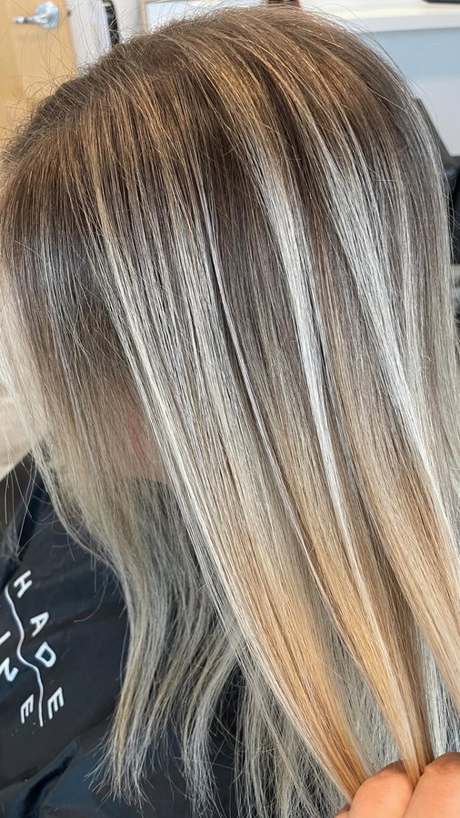 Instagram post by @brynnmariehair for American Salon. Caption reads: I truly am your hype girl when it comes to hair ❤️....