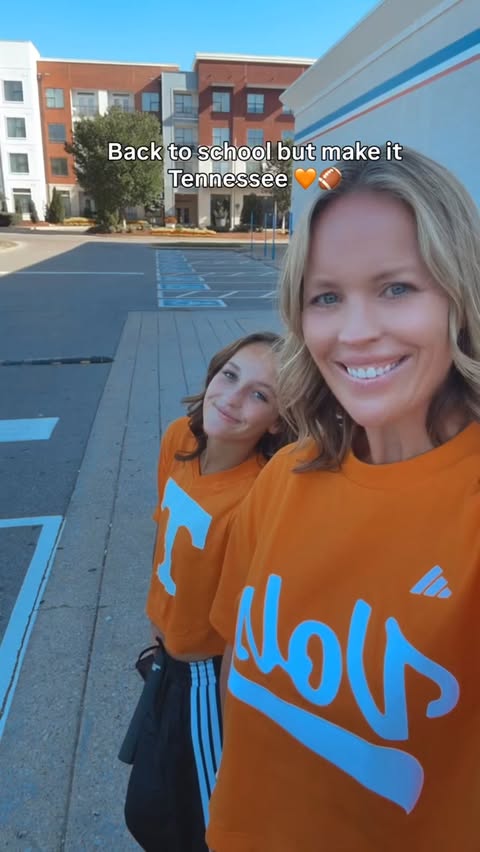 Instagram post by @emilyunscripted for Academy Sports + Outdoors. Caption reads: Back-to-school shopping, but in Tennessee we’re....