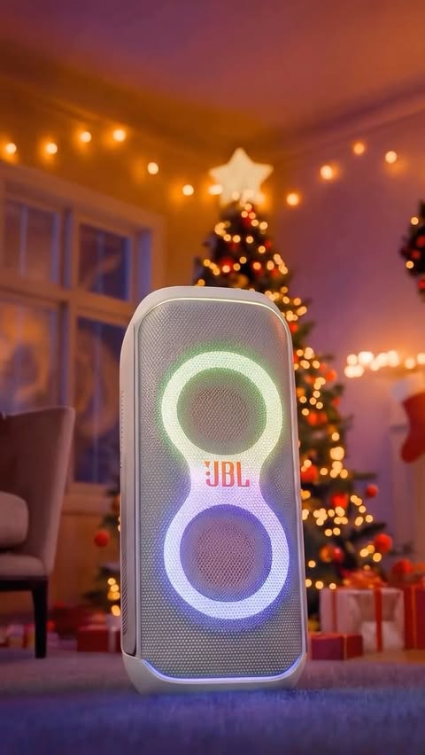 Instagram post by @vfxnanu for JBL. Caption reads: The season where every moment feels like a gift is....