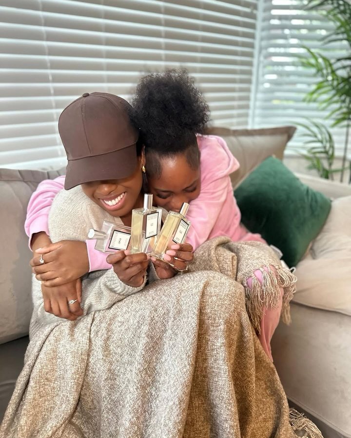 Instagram post by @chan_kabs for The Essence Vault. Caption reads: [...] sprays my good perfume, but I DO!....