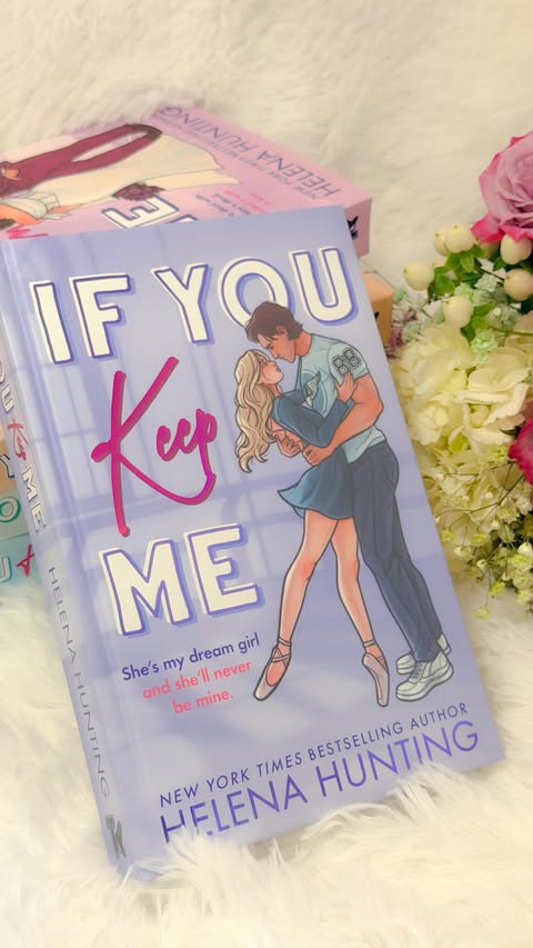Instagram post by an influencer for Dreamscape Media. Caption reads: If You Keep Me by @helenahunting Book #6 in the....