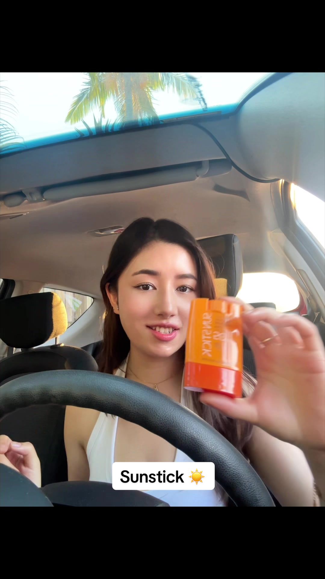 TikTok post by @kriti.tmg for Skin Seoul. Caption reads: Reapplying SPF made easy ☀️🤌🏻 Lightweight,....