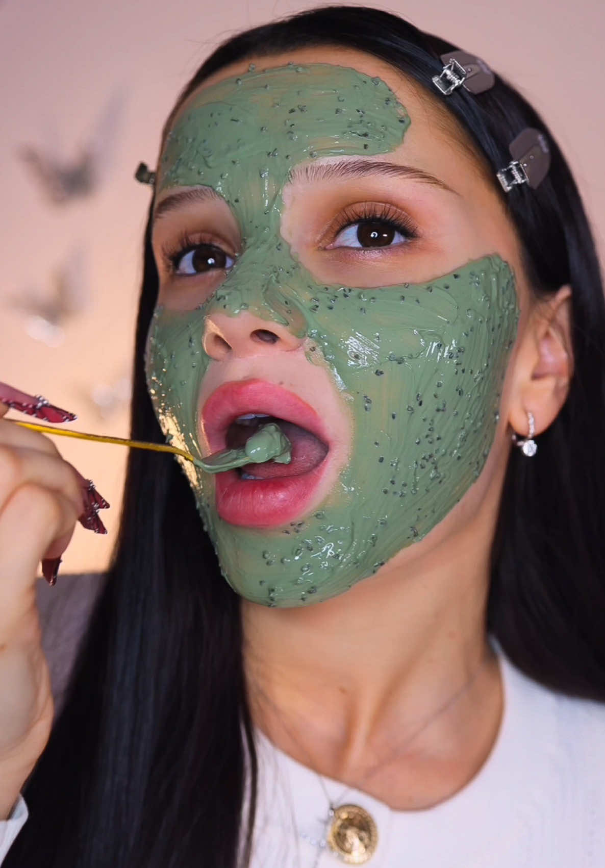 TikTok post by @nadina_ioana for Axis-y. Caption reads: Using the power duo from @AXIS-Y for that....