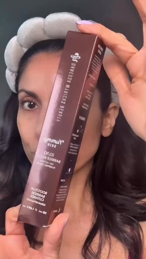 Instagram post by @beautybubble0326 for Danessa Myricks Beauty. Caption reads: [...] Acid + Ectoin Plumping Serum -....