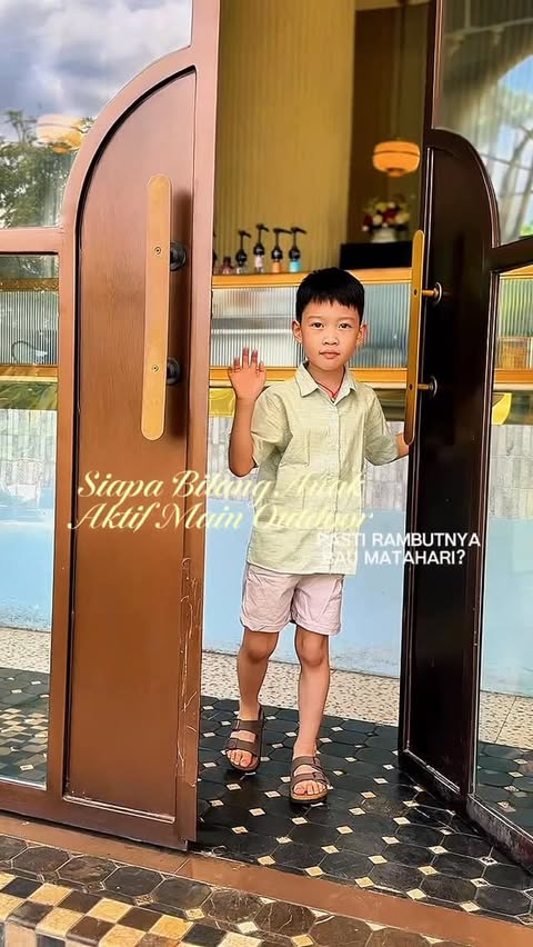 Instagram post by @sisca_zhang18 for Bambi Baby. Caption reads: [...] matahari karena pake hair lotionnya....