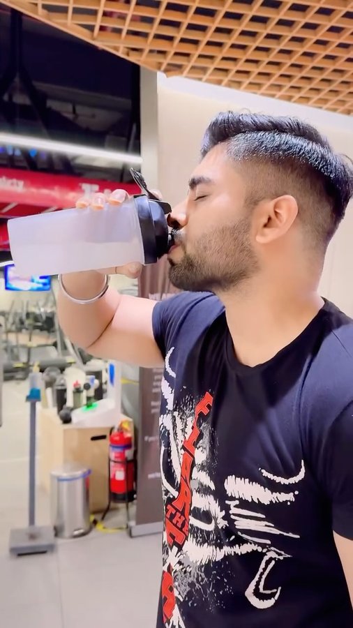 Instagram post by @divyank_chandra for Myprotein ME. Caption reads: ⭐️Benefits of @myproteinin BCAA:
➡️Promote Muscle....