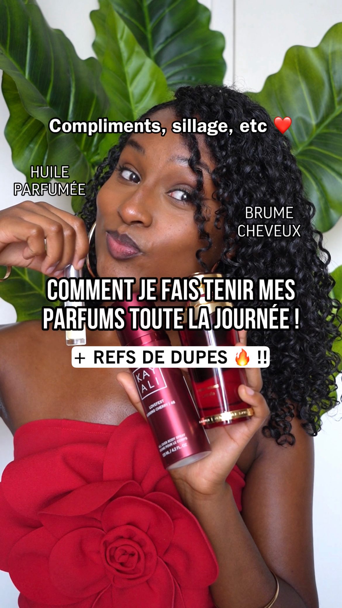 Instagram post by @sillagebycrystall for Musc Intime. Caption reads: Comment j'optimise la tenue et la projection de....