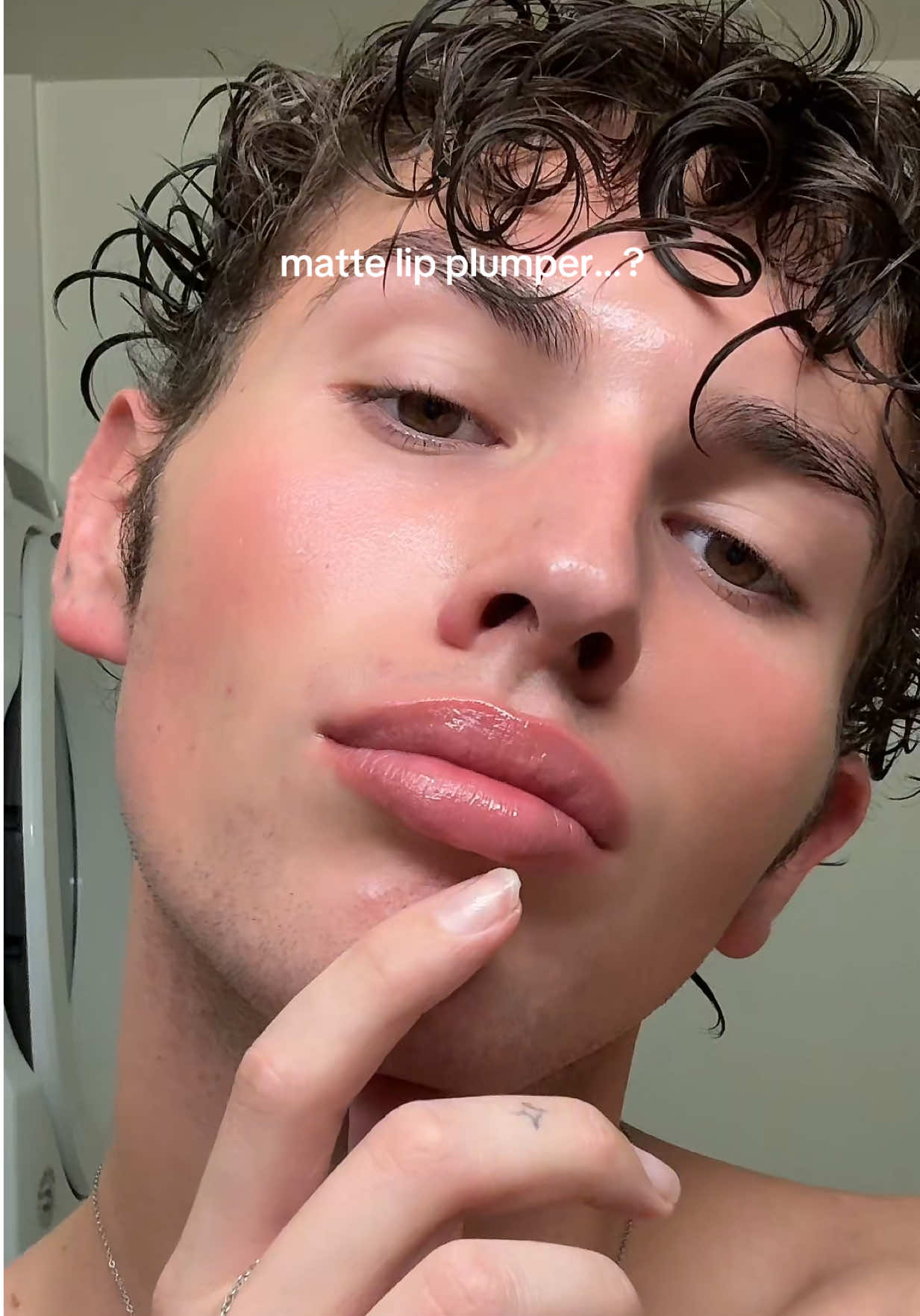 TikTok post by @anthony.rentz for Chaddy Cosmetics. Caption reads: @Chaddy Cosmetics taking this with me everywhere....