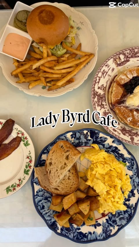 Instagram post by @traderjoesaficionado for Mustard. Caption reads: 📍 Lady Byrd Café | Echo Park, Los Angeles I think....
