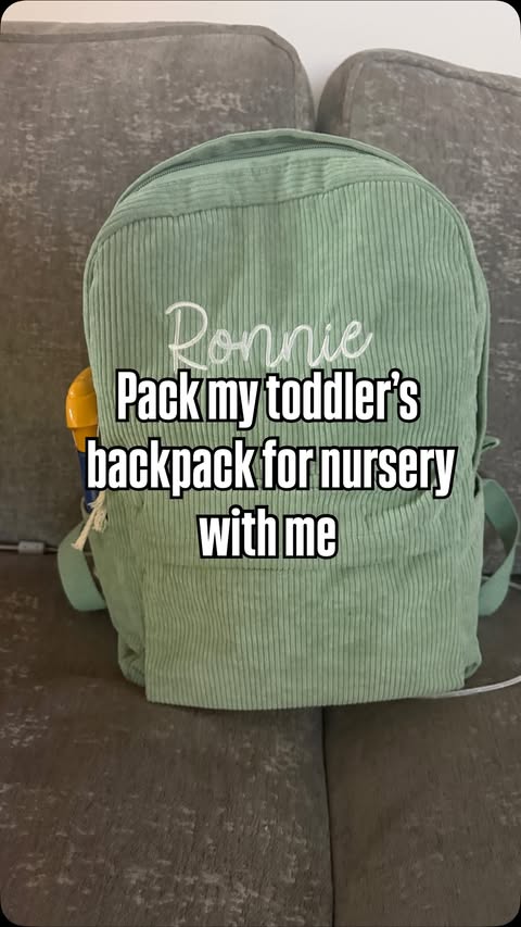 Instagram post by @ronnieandmama for Callie Gifts. Caption reads: So happy with our new backpack from @calliegifts -....