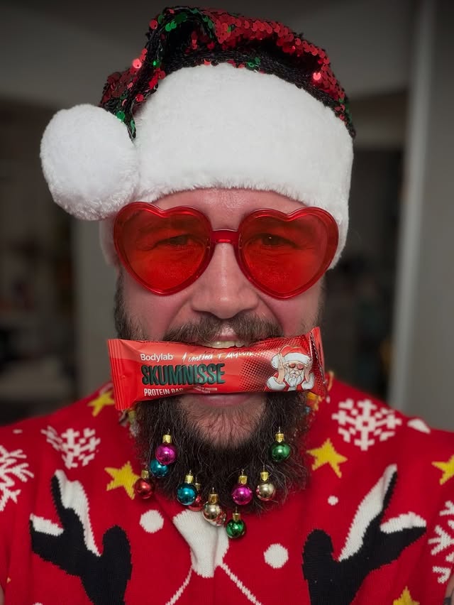 Instagram post by @dalbymma for Bodylab. Caption reads: [...] is here 🎄….but more importantly - Bodylab....