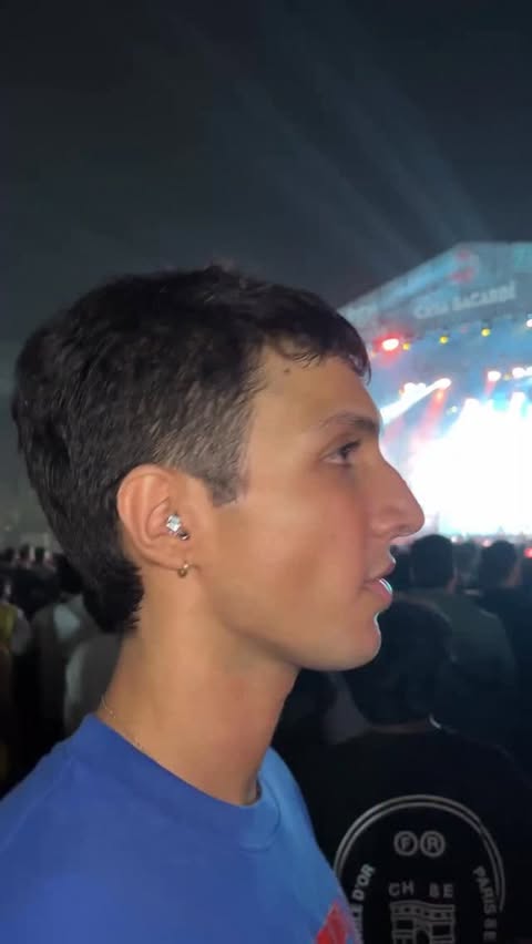 Instagram post by @mishallb for Loop Earplugs. Caption reads: Protecting my ears in style at every concert with....