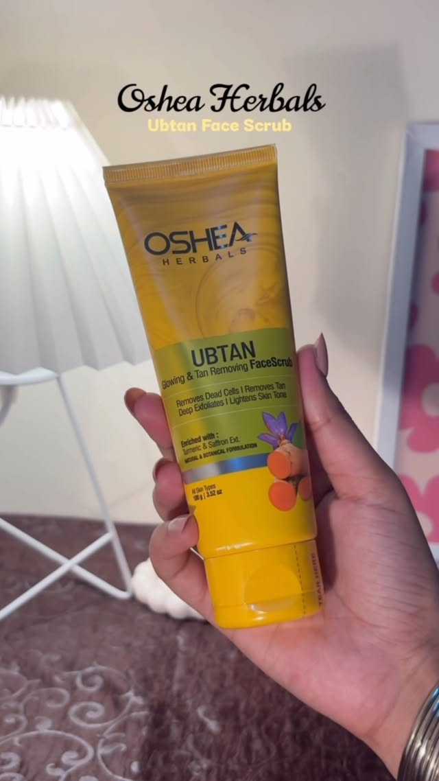 Instagram post by @hersheey.05 for Oshea Herbals. Caption reads: [...] this one a try! 💛✨ @oshea_herbals (Oshea....