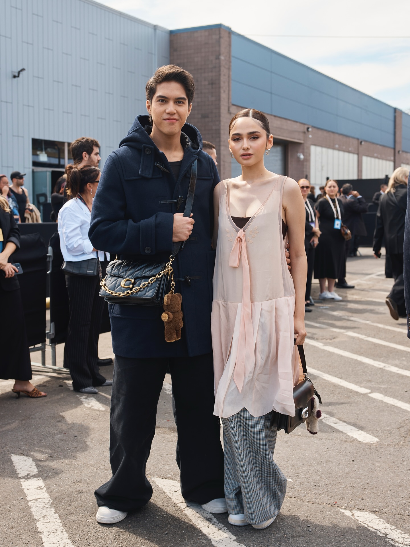 Instagram post by @syifahadju for Coach. Caption reads: Back in New York with @coach for the Spring 2026....