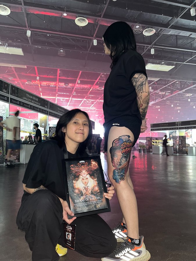 Instagram post by @intenzeasia for EZ Tattoo Supply. Caption reads: Thank you so much @dutdutanconvention ❤️ 4th....