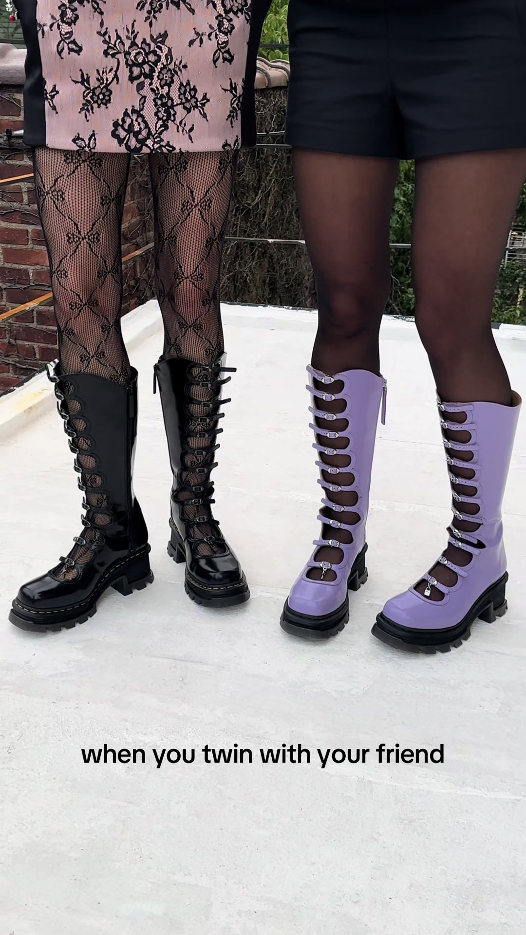 TikTok post by @marcjacobs for Dr Martens. Caption reads: Introducing the latest Marc Jacobs x @Dr. Martens....