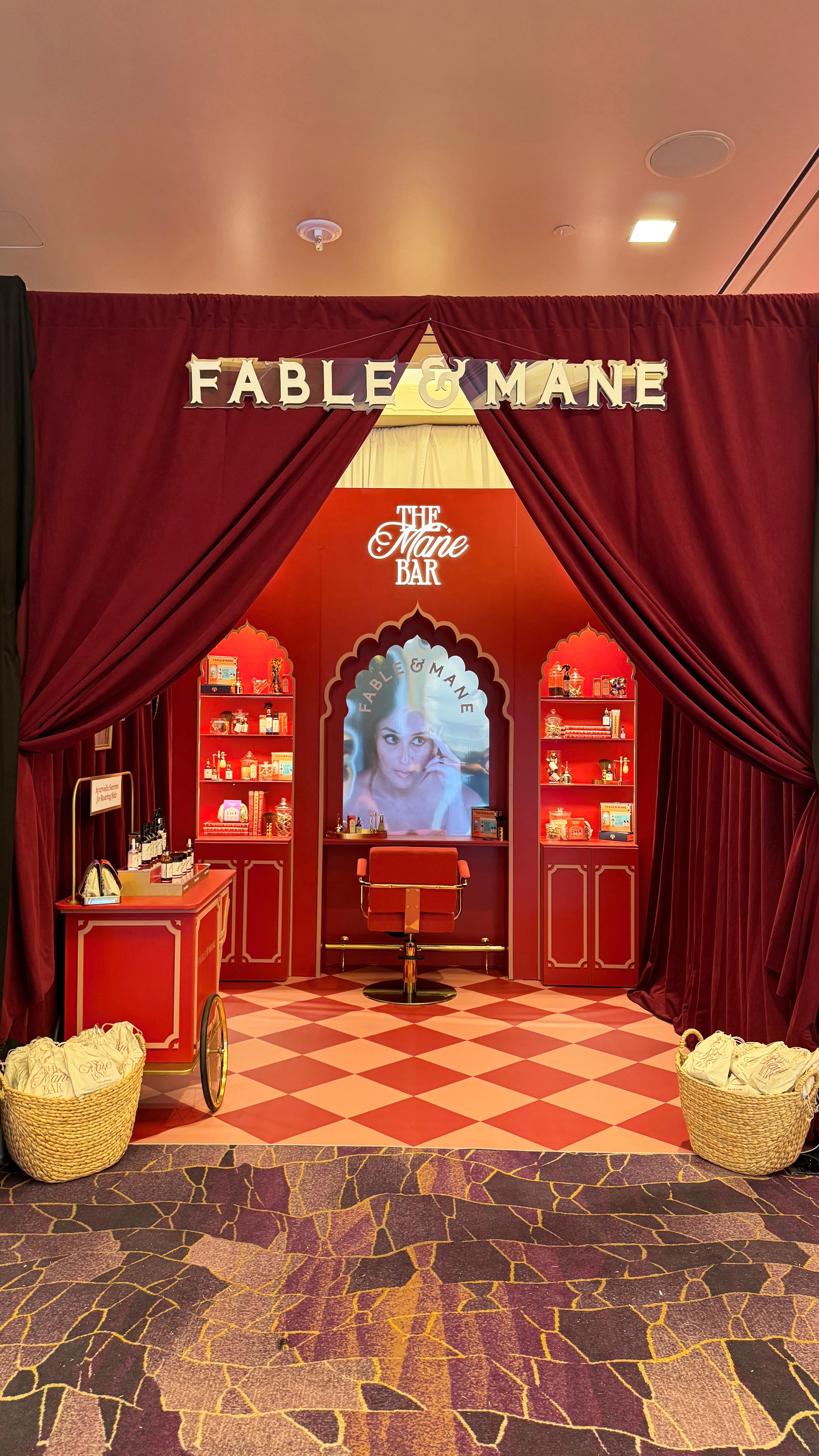 Instagram post by @mehta_a for Fable And Mane. Caption reads: The Mane Bar’s debut in Vegas ✨

Highlights from....