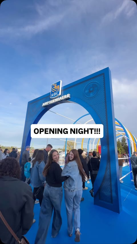 Instagram post by @jaclynforbes for RBC. Caption reads: [...] off summer concerts with opening night at....