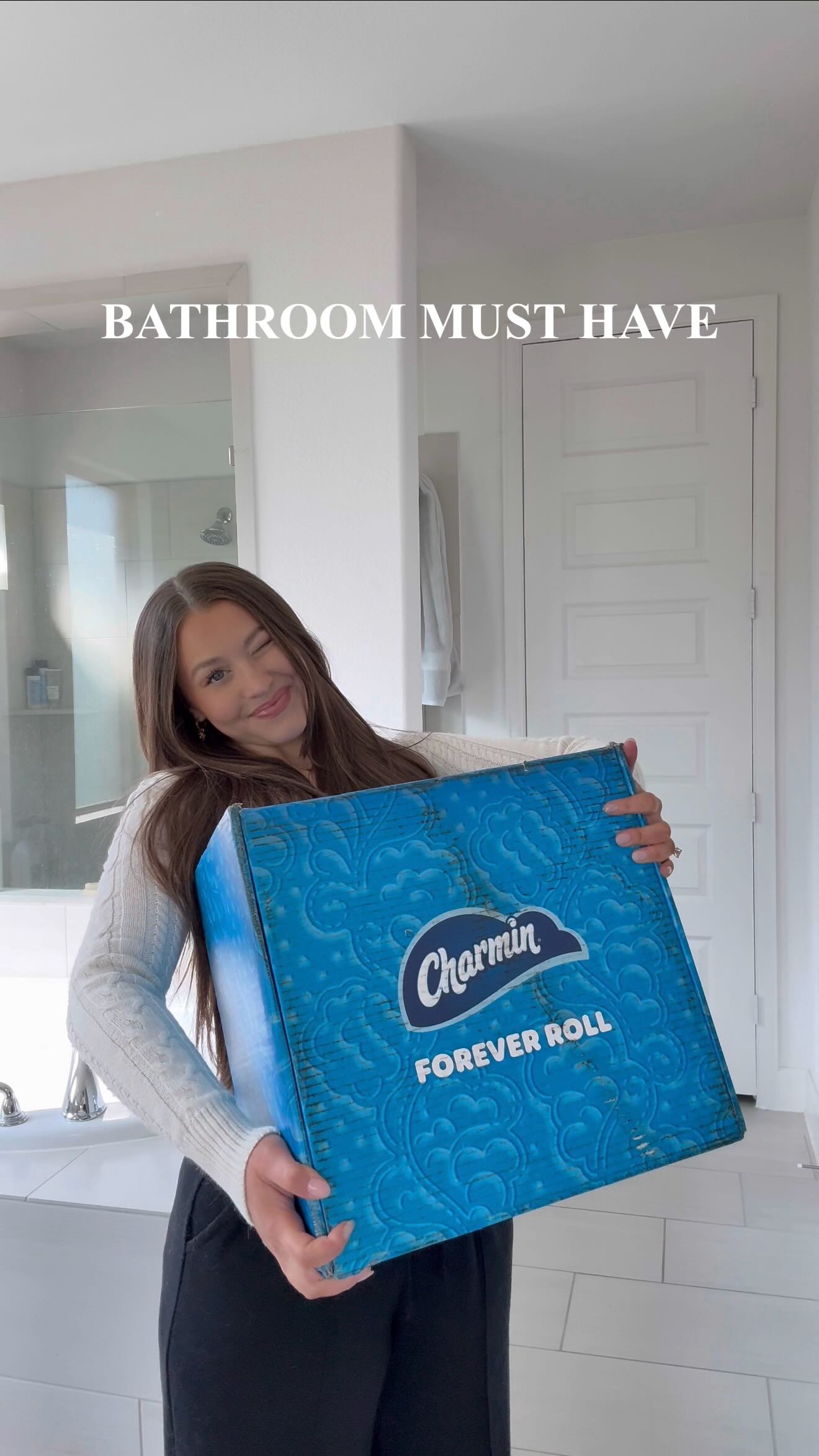Instagram post by @miks_pics for Charmin. Caption reads: #ad #charminpartner new trend alert!!!! Make sure....