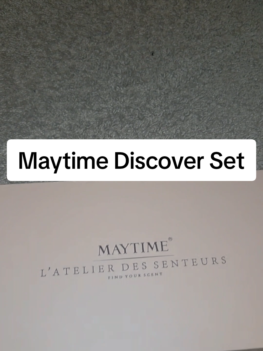 TikTok post by @cilver_with_a_c for Maytime. Caption reads: [...] told ‼️ this discover perfume set from....