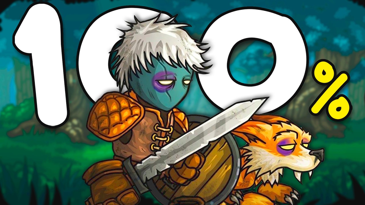 YouTube post by @kozuizao for Opera GX. Caption reads: I 100%ed SWORD AND SOULS... AND BECAME A GOD..
