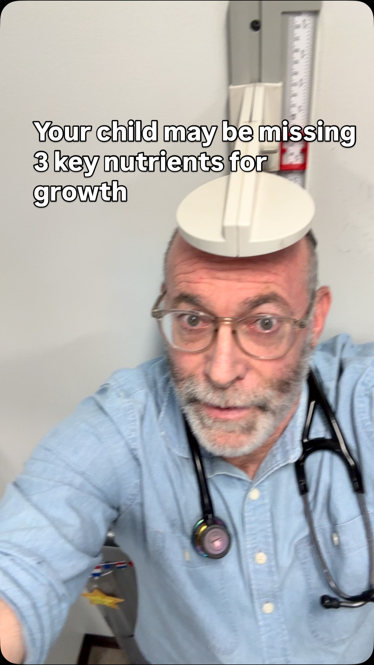 Instagram post by @pedsatthemeadows for TruHeight Vitamins. Caption reads: Even healthy kids that eat a typical western diet....