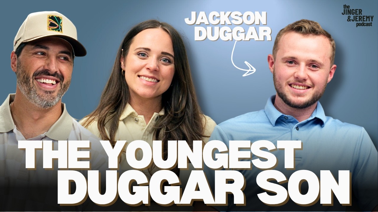 YouTube post by @JingerandJeremy for Nanit. Caption reads: Jackson Duggar at 21: The Youngest Duggar Son....