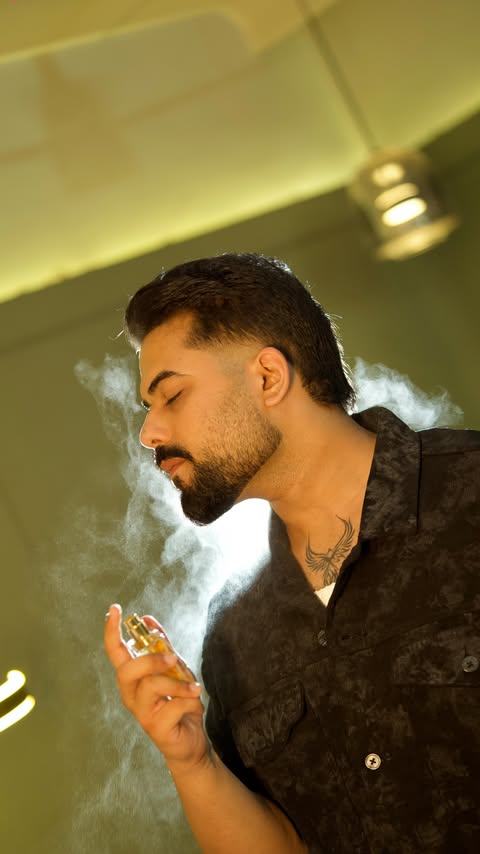 Instagram post by an influencer for Arabian Aroma. Caption reads: [...] inspired versions from Arabian Aroma deliver....