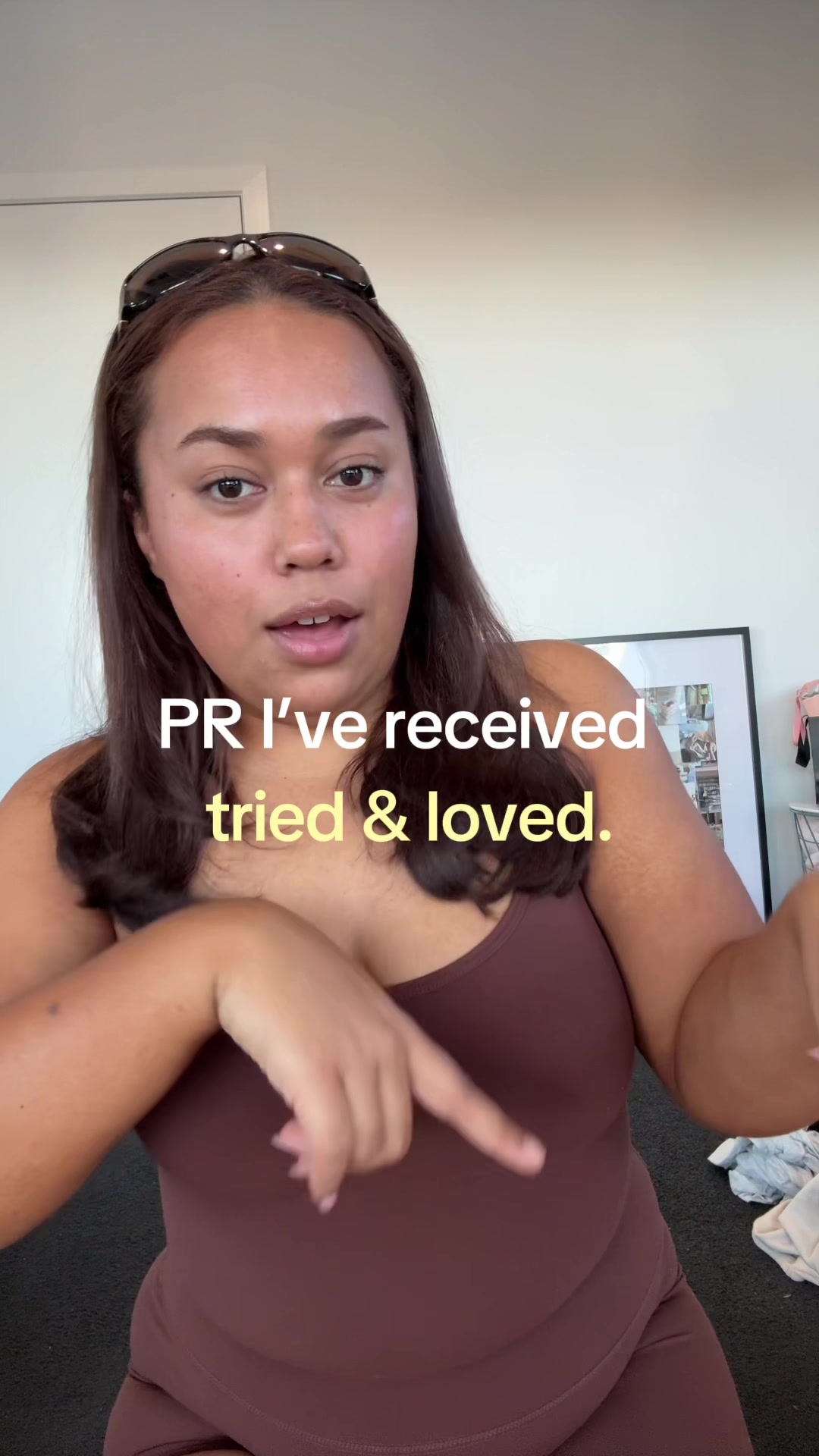 TikTok post by @madisonleahh for Bondisands. Caption reads: PR haul but with like a month or two delay bc....