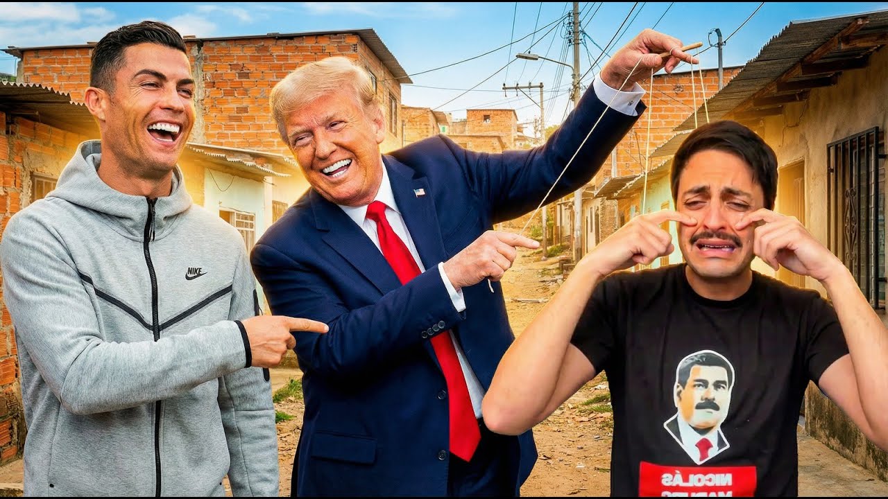 YouTube post by @javioliveira for Instant Gaming. Caption reads: EVERYONE HUMILIATES MICHELO: TRUMP AND CR7,....