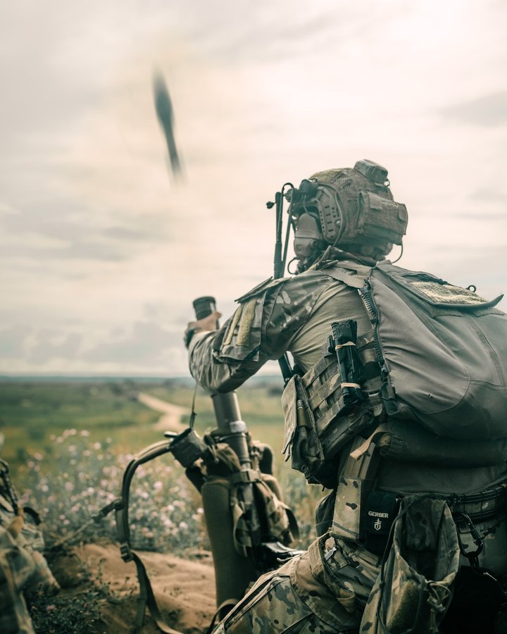 Instagram post by @the_75th_ranger_regiment for GoArmy. Caption reads: No weapon is stronger than the team behind it:....
