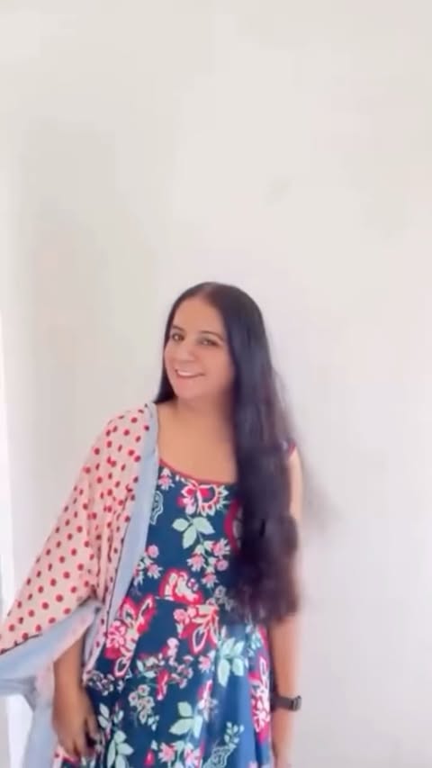 Instagram post by @monasingh7317 for Ktein Cosmetics. Caption reads: [...] ➡️ Curl ➡️ Volume ➡️ Smooth 😍....