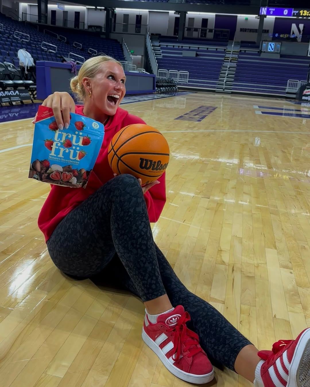 Instagram post by @clairekeswick for 98Strong. Caption reads: MVP of yummy snacks goes to… #trufruathlete.