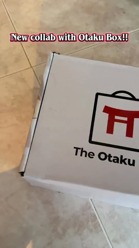 Instagram post by @maryelvery_official for The Otaku Box. Caption reads: New collab with @theotakubox #adv #collab.