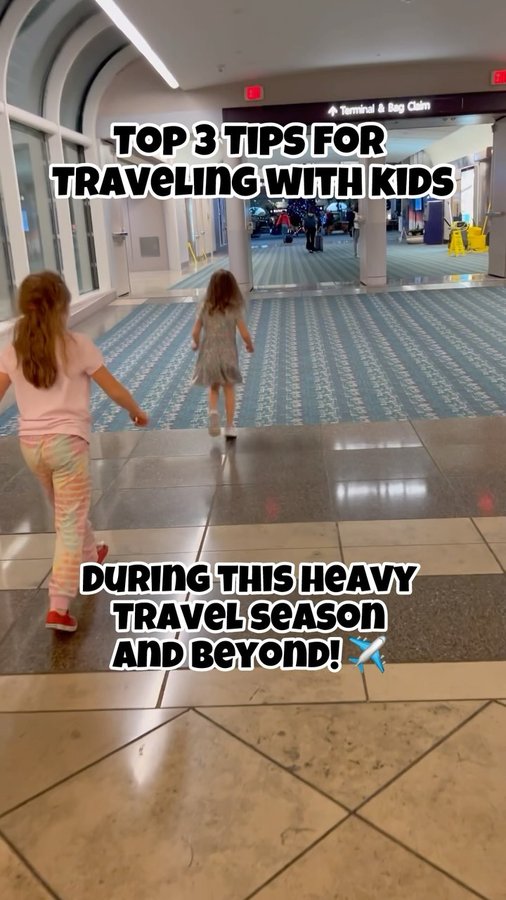 Instagram post by @allisonmertzman for SmartyPants Vitamins. Caption reads: I have been traveling with my two kids since they....