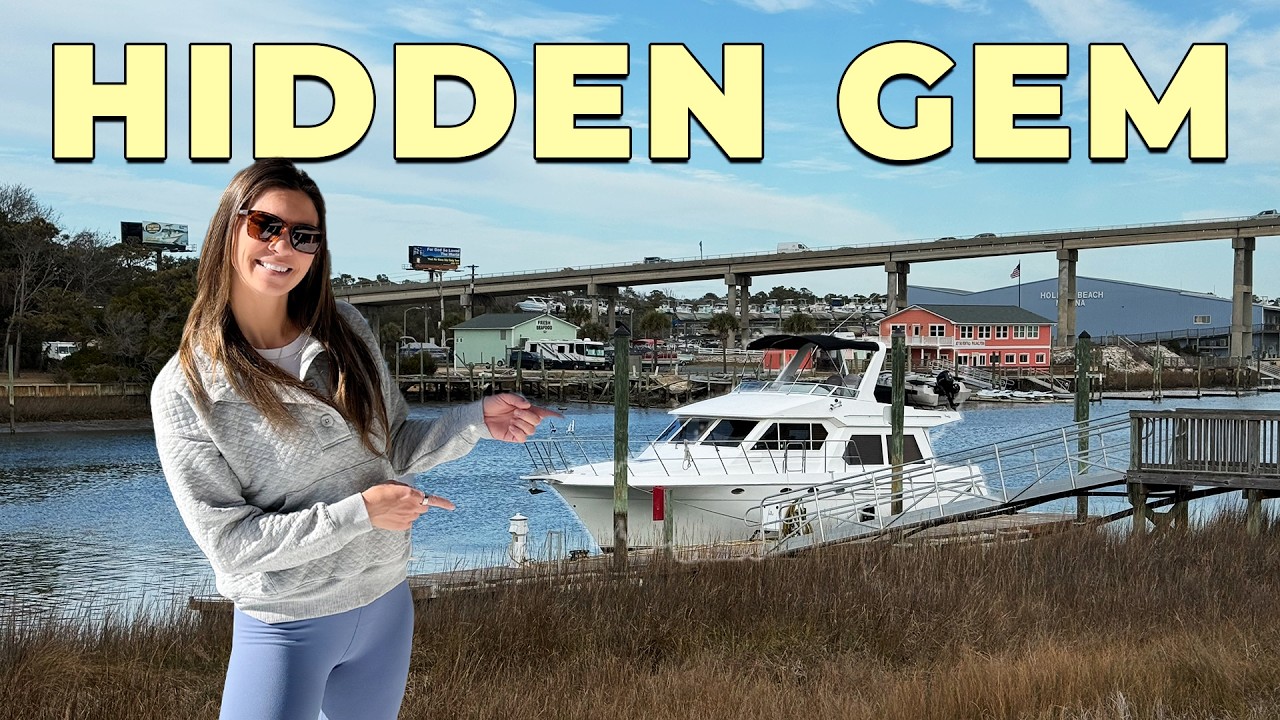 YouTube post by @MathersOnTheMap for Glacierfresh. Caption reads: Is This The Best Transient Dock (For Us) Along....