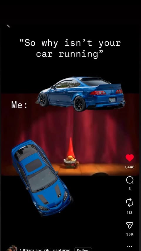 Instagram post by @wide_dc5 for Street Aero. Caption reads: 😪😂

RSX Sponsors:
@street_aero....