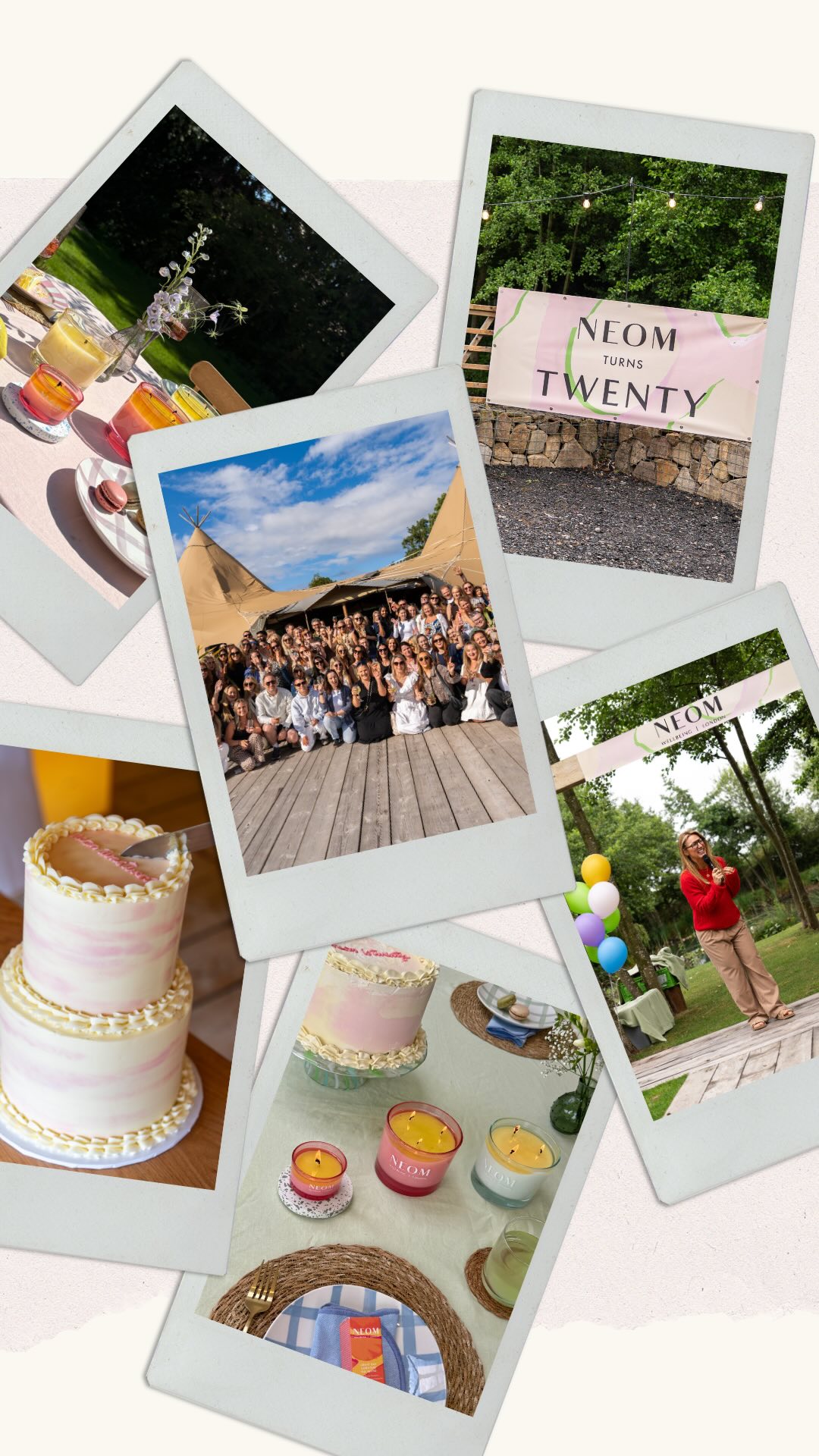 Instagram post by @nicolaelliottneom for Neom Wellbeing. Caption reads: “The best thing about building NEOM? The....