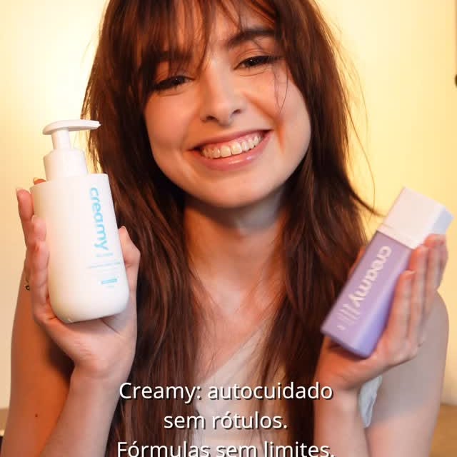 Instagram post by @bel_moreira for Creamy Skincare. Caption reads: Orgulho é também cuidar de quem somos, do nosso....