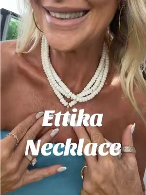 TikTok post by @tracepatel for Ettika. Caption reads: [...] 🤌🏼 quality piece and 18k gold plated....