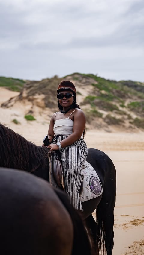 Instagram post by @thushey for Suzuki. Caption reads: Road Trip Day 3 with @suzuki_za Across 😍 Sea....