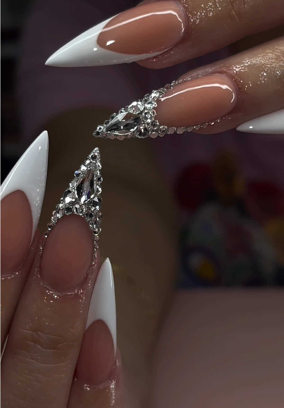 TikTok post by @natalielizama6 for Bluestreak Crystals. Caption reads: [...] MY CRYSTALS FROM THE ONE AND ONLY....